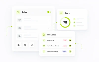 Screenshot eines KI-Use-Case-Finders für Marketer mit Empfehlungen zu KI-Tools, KI-Fahrplan und nächstem Schritt